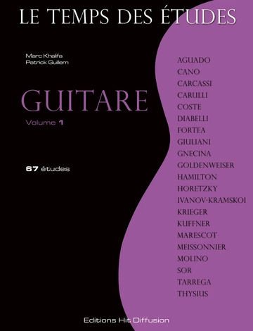 Le Temps des études, guitare. Volume 1 Visuel